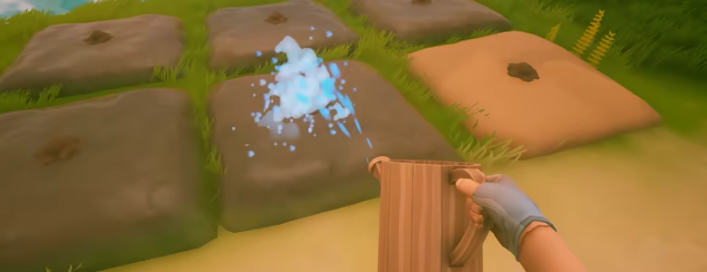 Solarpunk crop field screenshot