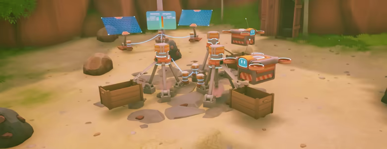 Solarpunk energy devices screenshot